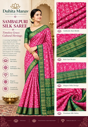 Sambalpuri Silk Saree